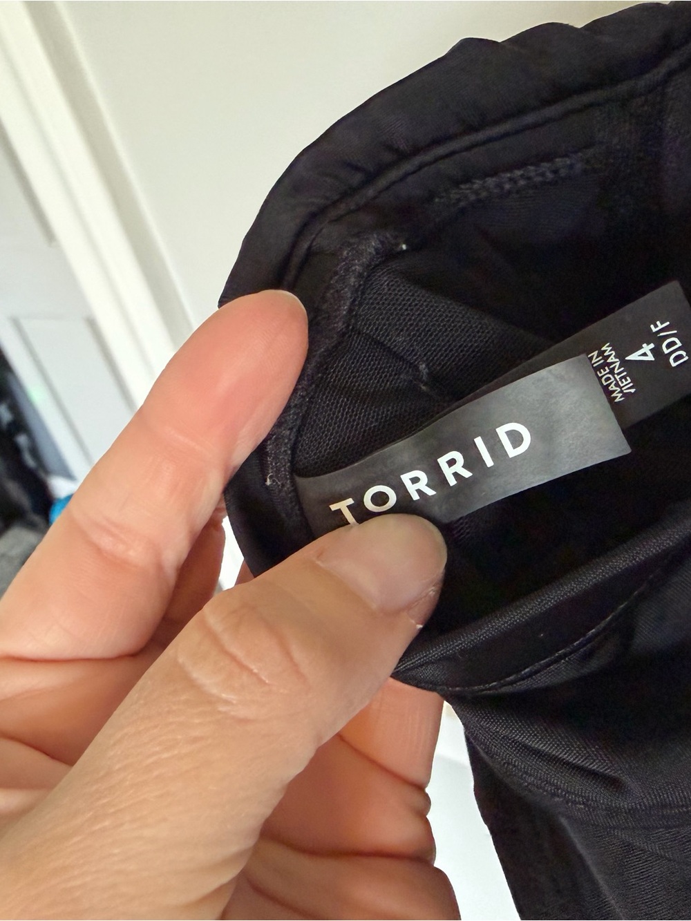 Torrid Black Ruffle Bikini Top - Picture 3 of 3